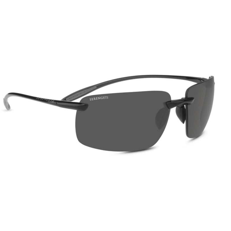 Serengeti Silio Sunglasses  Shiny Black Extra Large