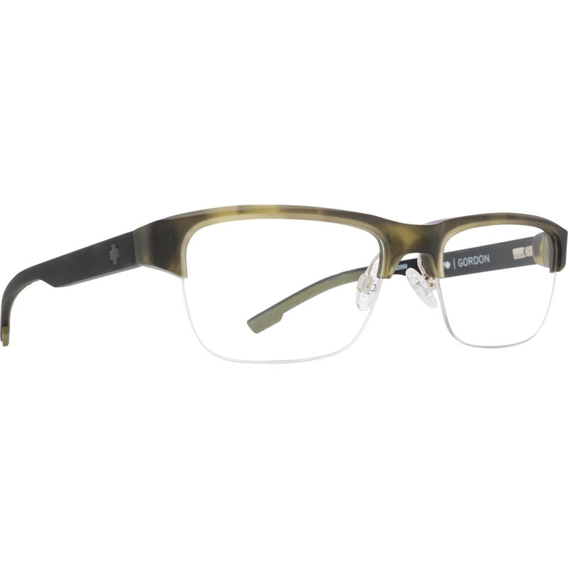 Spy Gordon 55 Eyeglasses  Matte Olive Brush/matte Black One Size