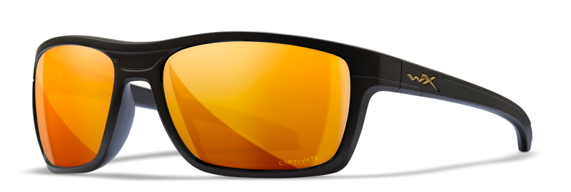 Wiley X WX KINGPIN Oval Sunglasses  Matte Black 60-19-122
