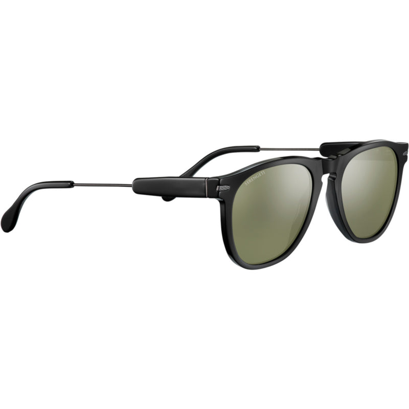 Serengeti Amboy Sunglasses  Black Medium-Large