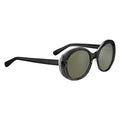 Serengeti Bacall Sunglasses  Shiny Black Transparent Layer Medium