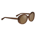 Serengeti Bacall Sunglasses  Shiny Crystal Caramel Brown Medium