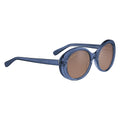 Serengeti Bacall Sunglasses  Shiny Crystal Fed Blue Medium