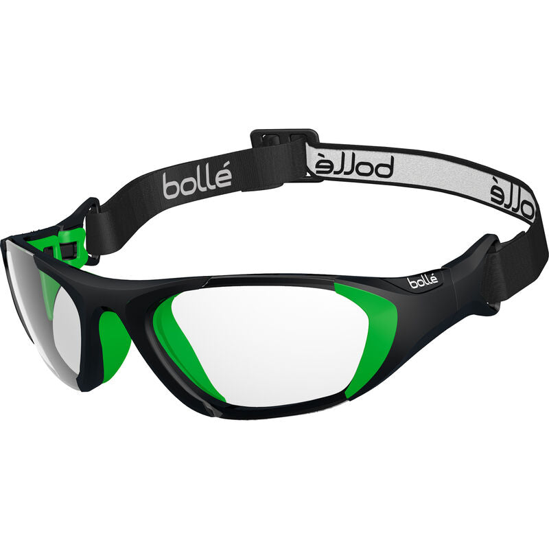 Bolle Baller Strap Sunglasses  Black Green Matte Medium