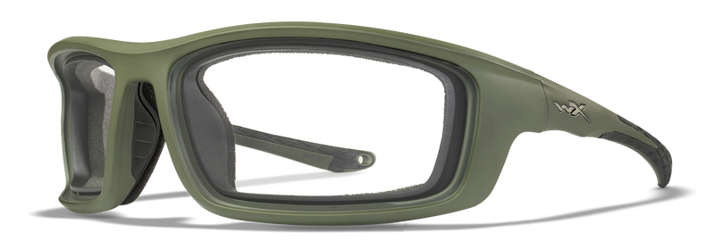 Wiley X WX GRID Oval Sunglasses  Matte Utility Green 70-18-122