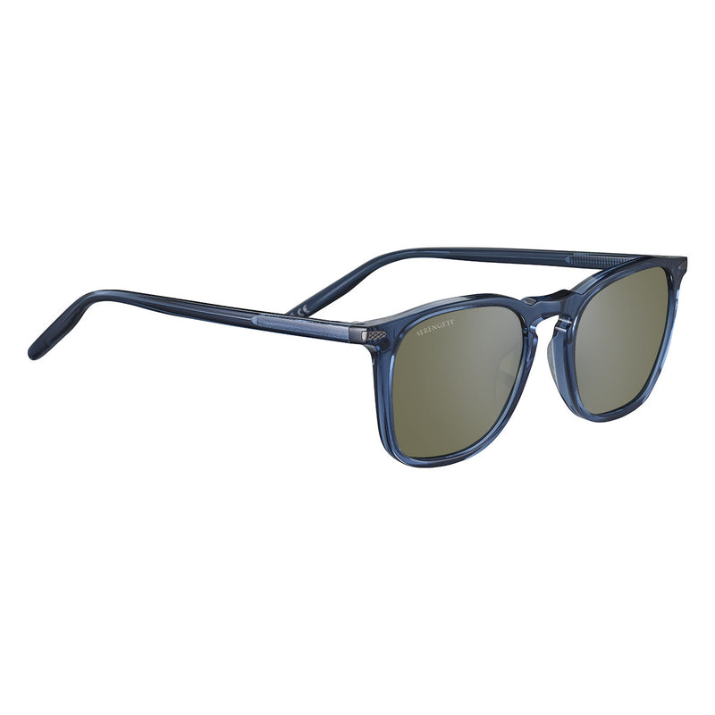 Serengeti Delio Sunglasses  Shiny Dark Blue Medium
