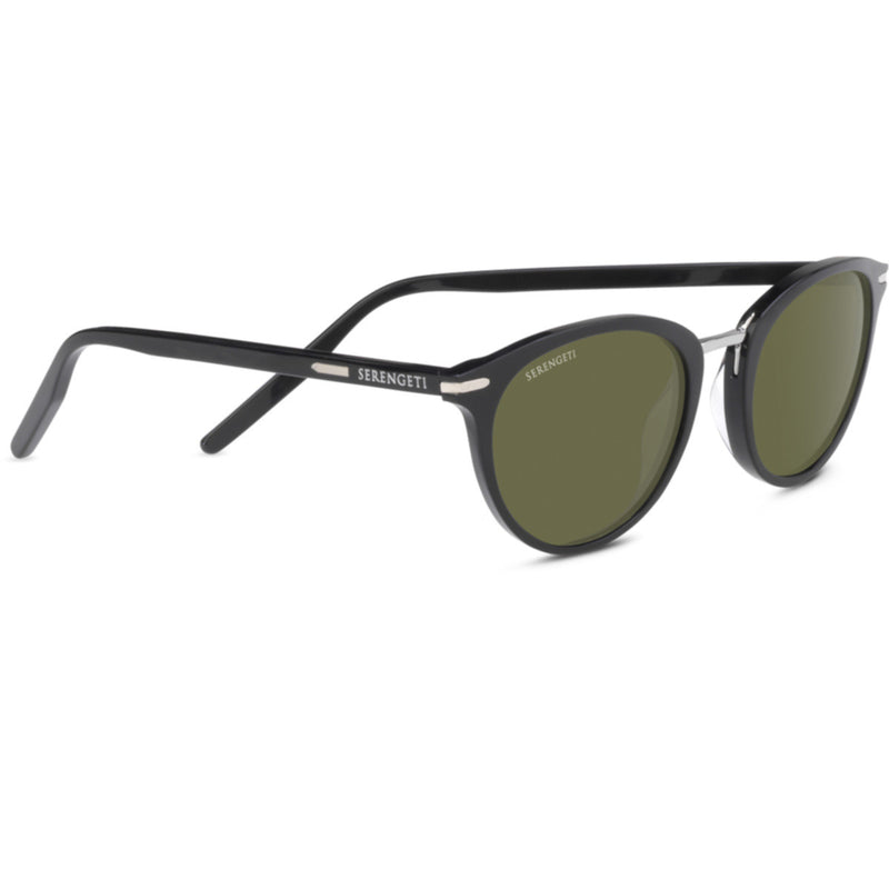 Serengeti Elyna Sunglasses  Shiny Black Medium-Large