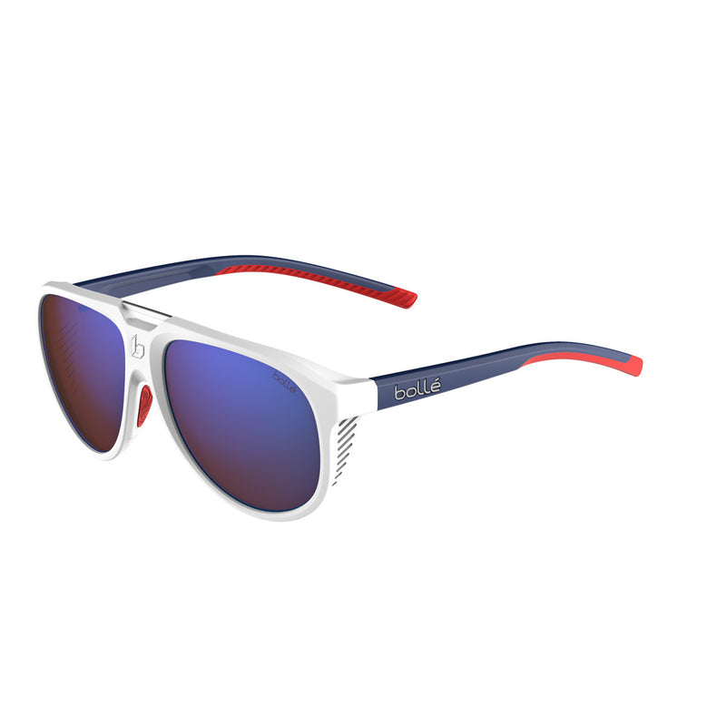 Bolle Euphoria Sunglasses  White Blue Red Matte Medium