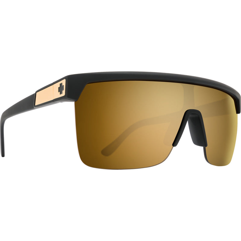Spy Flynn 5050 Sunglasses  25th Anniv Black Gold Matte 134-00-140