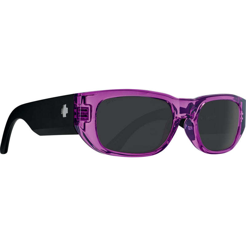 Spy GENRE Sunglasses  Translucent Magenta Matte Black 54-20-143