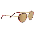 Serengeti Geary Sunglasses  Bold Gold Red Streacky Acetate Medium