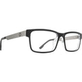 Spy Hale 56 Eyeglasses  Black Clear Gunmetal Medium