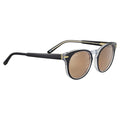 Serengeti Havah Sunglasses  Shiny Black Transparent Layer Medium