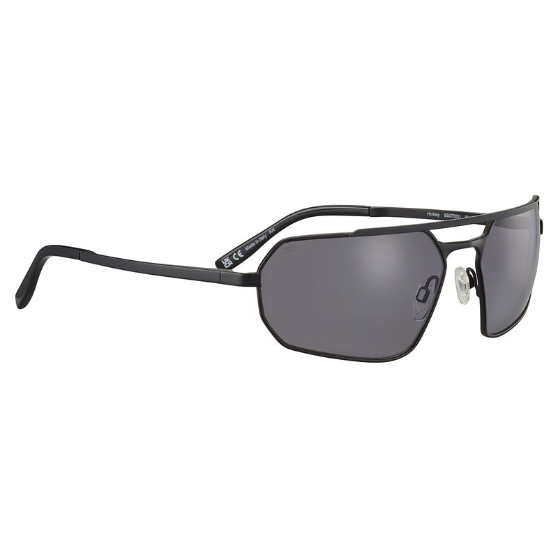 Serengeti Hinkley Sunglasses  Matte Black Medium-Large