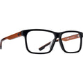 Spy Justice 59 Eyeglasses  Matte Black Trans Sepia Medium, Large-Extra Large