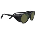 Serengeti Leandro Glacier Sunglasses  Black Dark Gunmetal Matte Medium