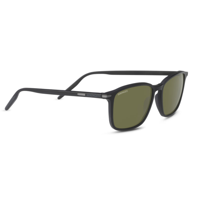 Serengeti Lenwood Sunglasses  Matte Black Medium, Extra Large