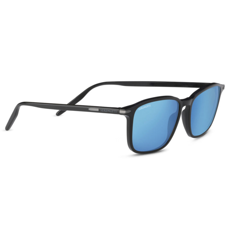 Serengeti Lenwood Sunglasses  Shiny Black Medium, Extra Large