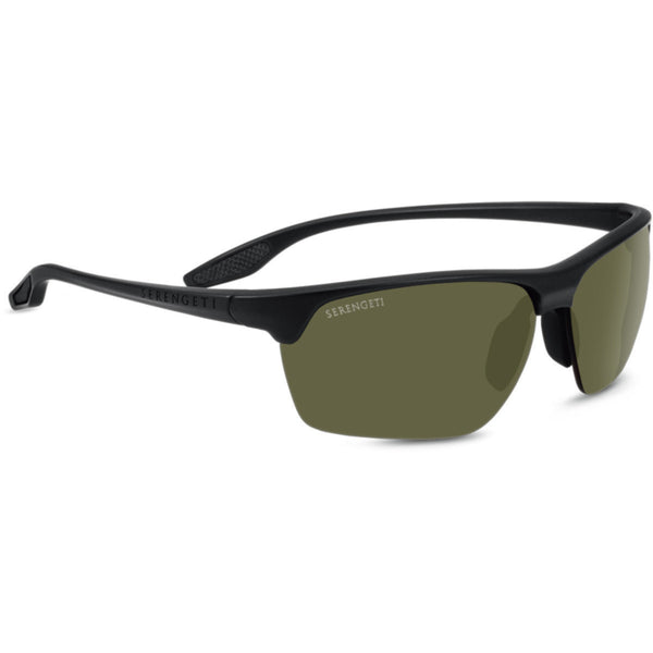 Serengeti Linosa Sunglasses  Matte Black Extra Large