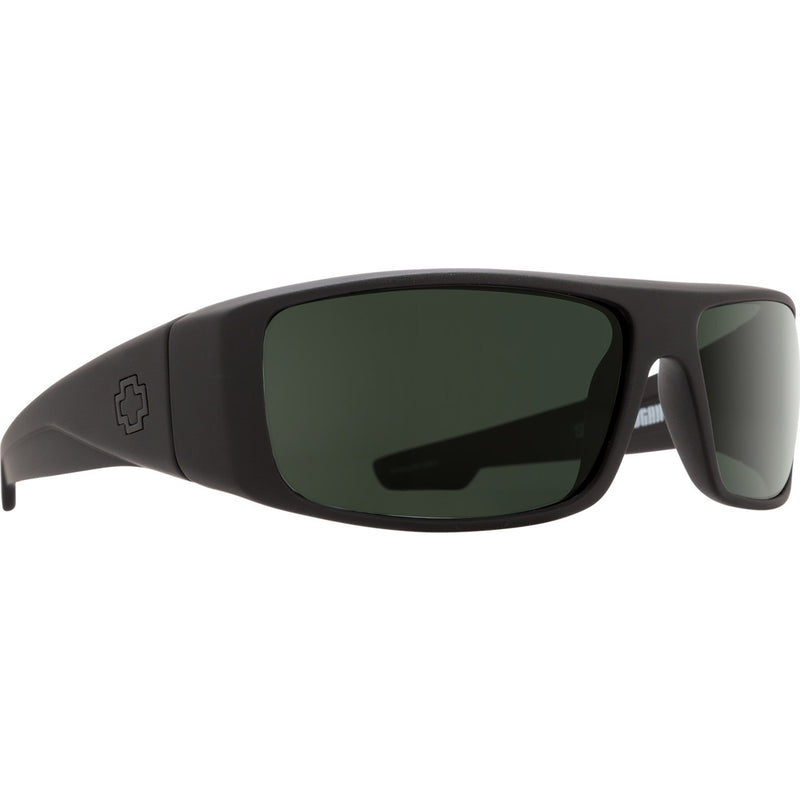 Spy Logan Sunglasses  Black Soft Matte Small-Medium, Medium, Medium-Large, Large