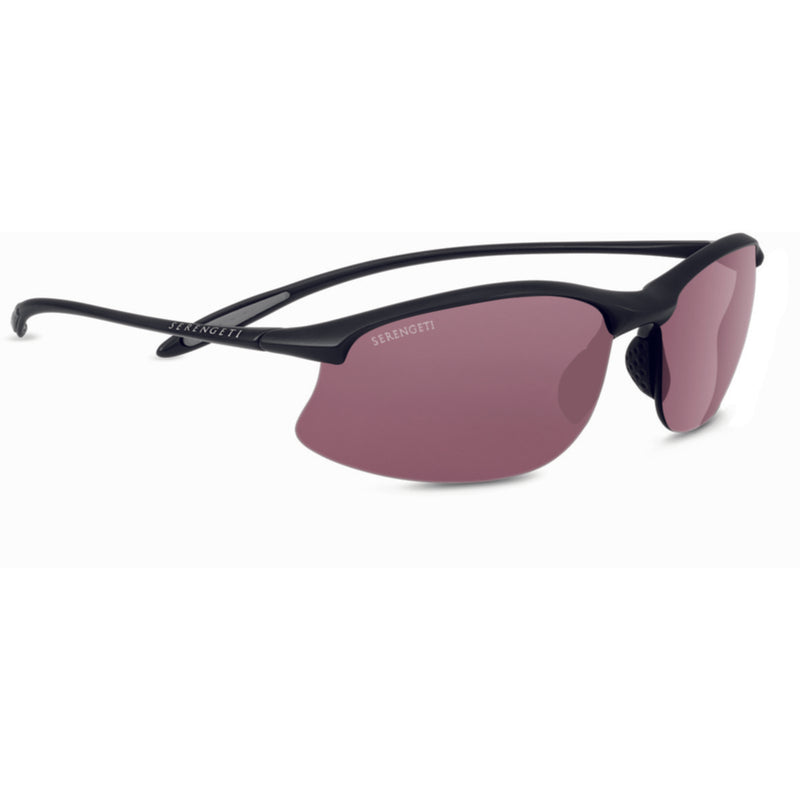 Serengeti Maestrale Sunglasses  Matte Black Medium-Large