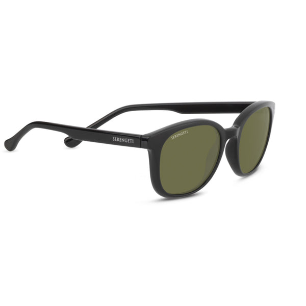 Serengeti Mara Sunglasses  Shiny Black Medium