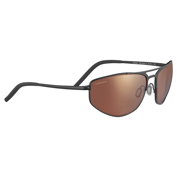 Serengeti Masten Sunglasses  Matte Black Medium-Large