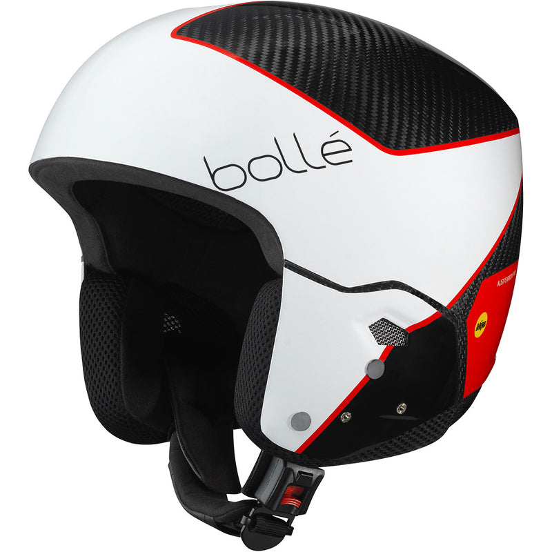 Bolle Medalist Carbon Pro Mips SNOW HELMET  Race White Shiny Large-Extra Large L-XL 57-60