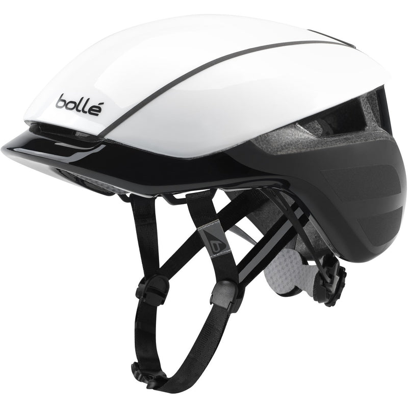 Serengeti Messenger Premium Cycling Helmet  White Black Shiny Medium M 54-58