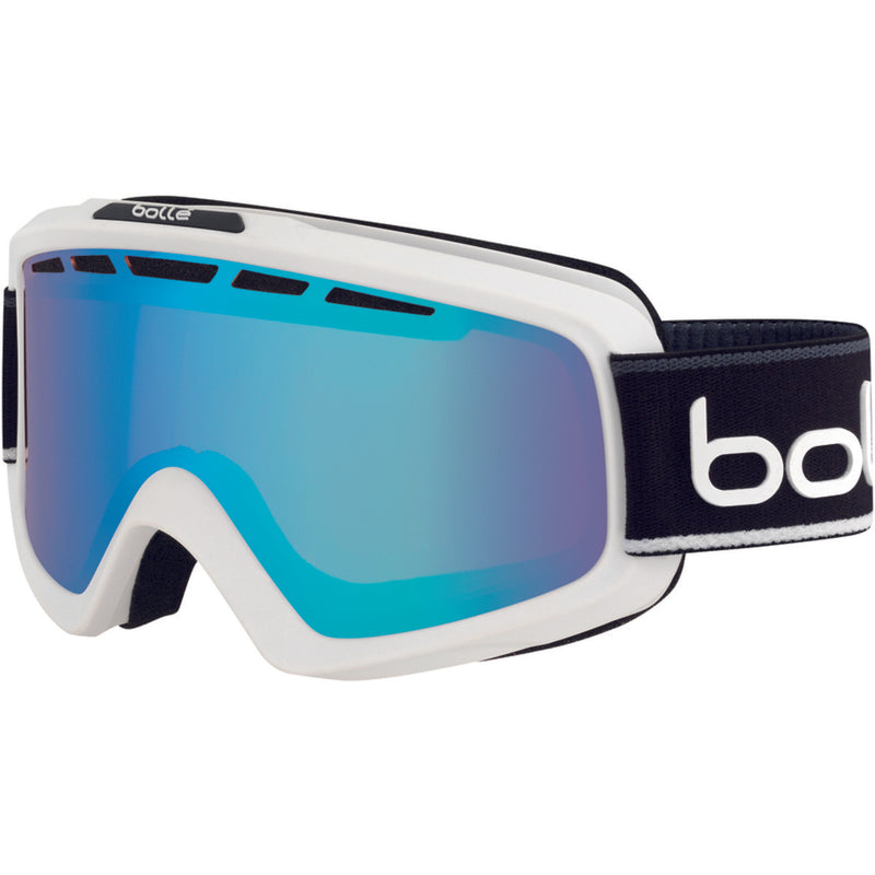 Bolle Nova II Goggles  White Black Matte Medium, Medium-Large