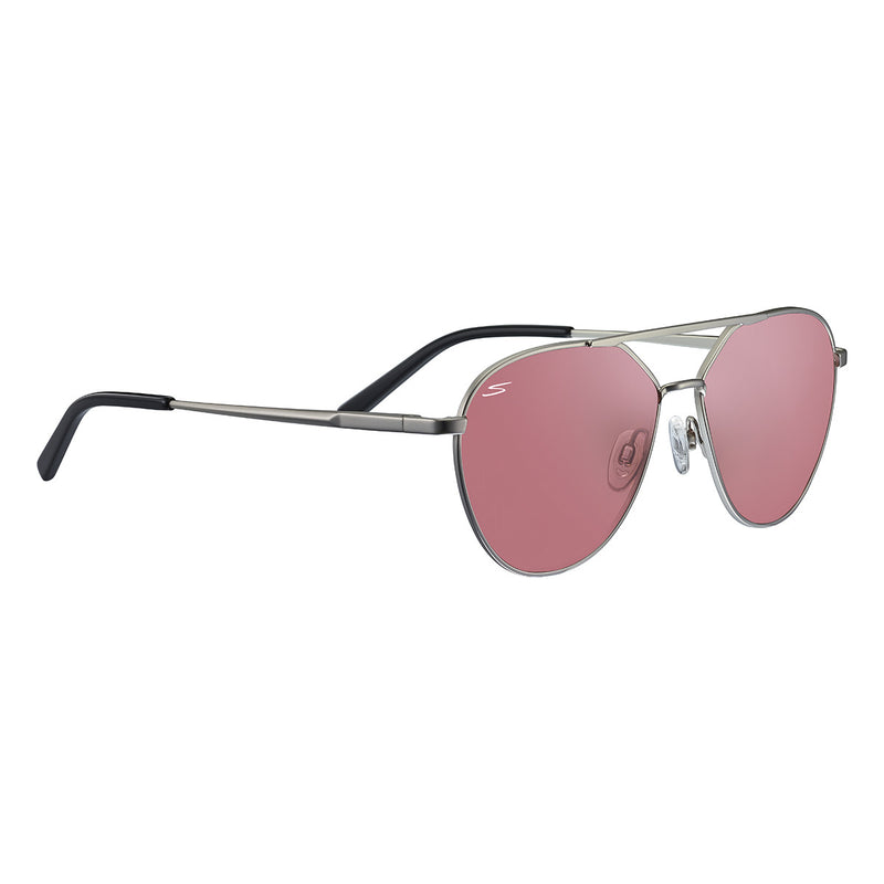 Serengeti Odell Sunglasses  Matte Silver Medium