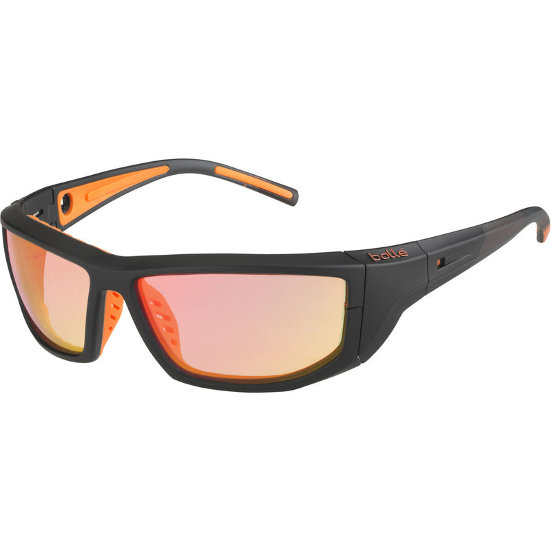 Bolle Playoff Sunglasses  Black Orange Matte Large