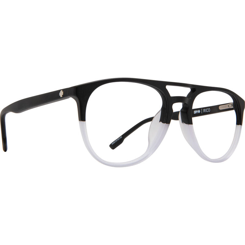 Spy Rico 52 Eyeglasses  Matte Black Clear Fade One Size