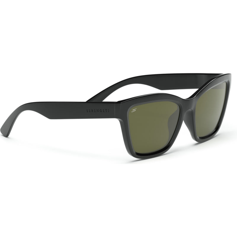 Serengeti Rolla Sunglasses  Shiny Black Medium