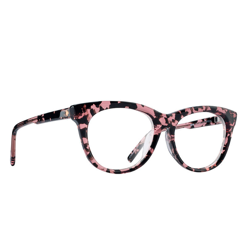Spy Boundless Optical 53 Eyeglasses  Gloss Peach Pink Tort Medium large