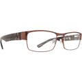 Spy Trenton 55 Eyeglasses  Chestnut Dark Tort One Size
