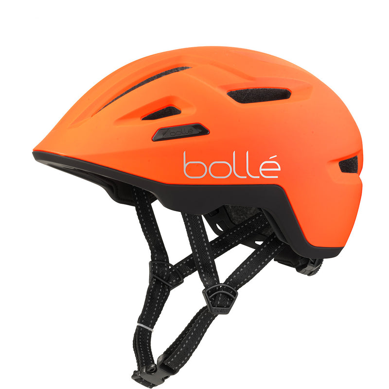 Bolle Stance Cycling Helmet  Hi Vis Orange Matte Medium M 55-59