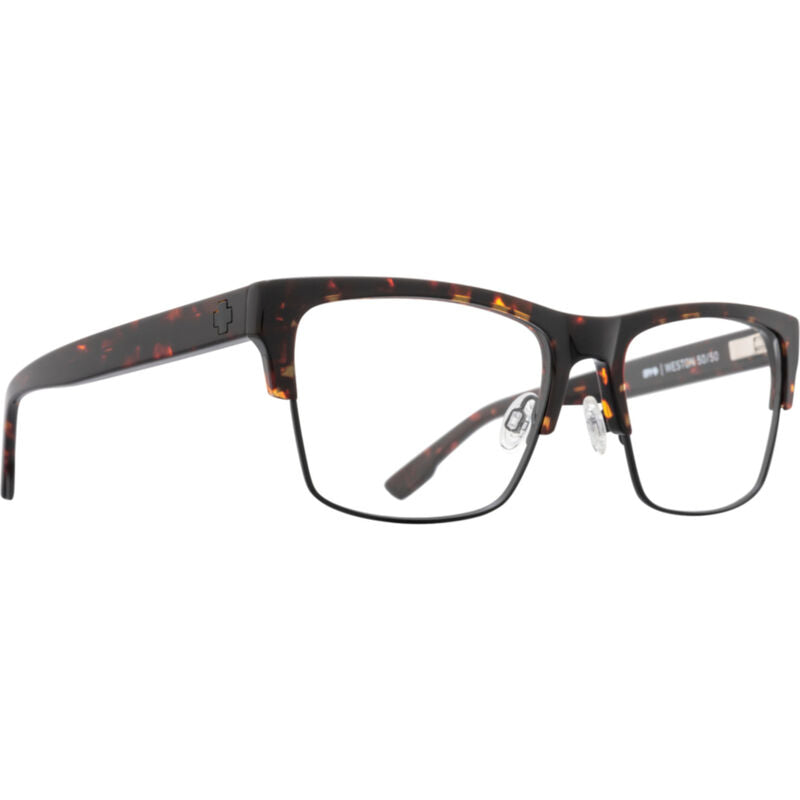 Spy Weston 5050 55 Eyeglasses  Black Tortoise Matte Medium