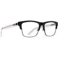 Spy Weston 5050 57 Eyeglasses  Matte Black Gloss Crystal Large