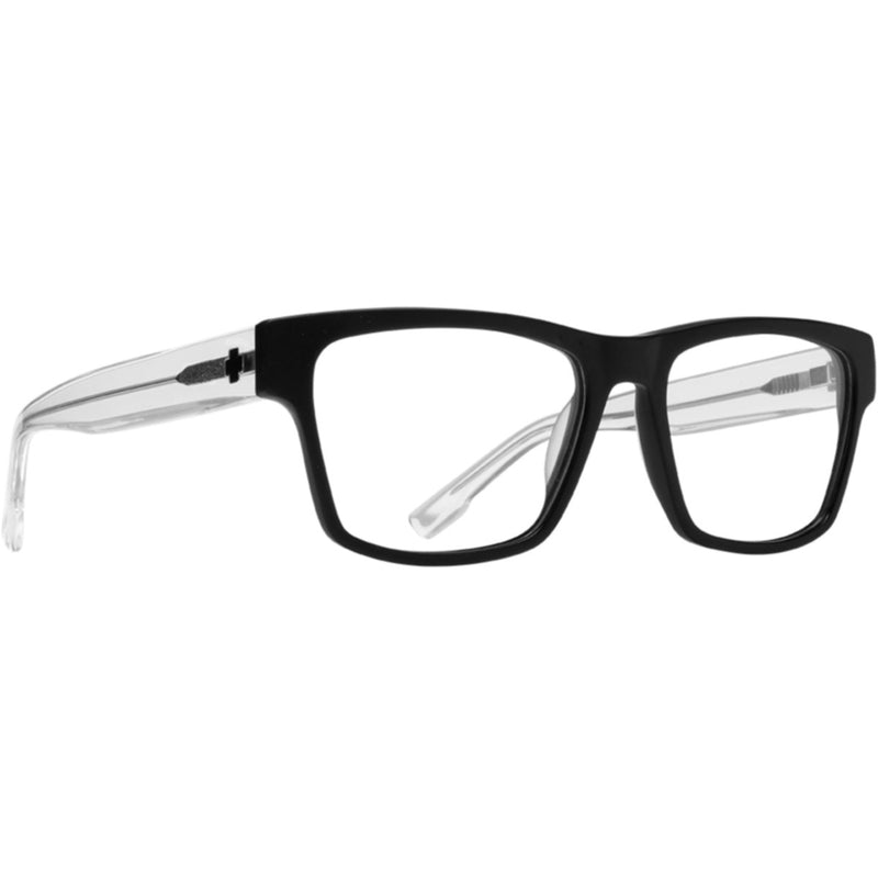 Spy Weston 54 Eyeglasses  Matte Black Gloss Crystal Medium