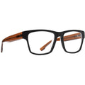 Spy Weston 56 Eyeglasses  Matte Black Trans Sepia Medium