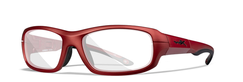 Wiley X YF GAMER Full Rim Eyeglasses  Red 57-18-135