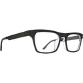 Spy Zade 54 Eyeglasses  Black Clear Matte Medium