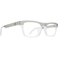 Spy Zade 54 Eyeglasses  Silver Clear Matte Medium