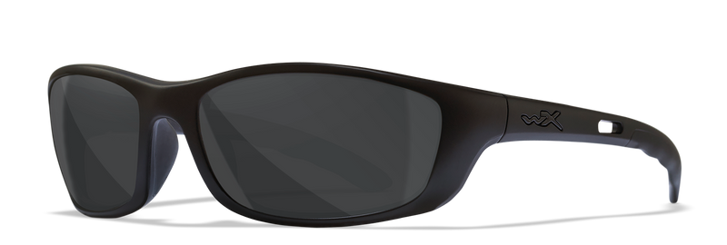 Wiley X P-17 Oval Sunglasses  Matte Black 61-18-120