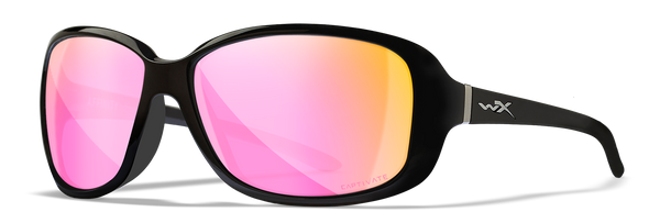 Wiley X WX AFFINITY Oval Sunglasses  Gloss Black 61-14-125