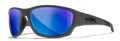 Wiley X WX CLIMB Oval Sunglasses  Matte Grey 66-17-127