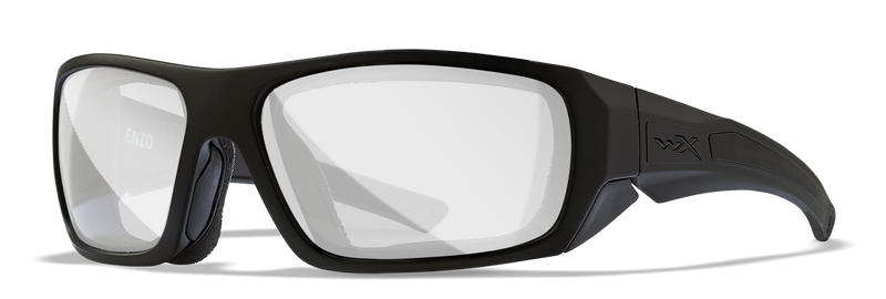 Wiley X WX ENZO Oval Sunglasses  Matte Black 64-15-125