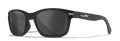 Wiley X WX HELIX Oval Sunglasses  Matte Black 54-19-125