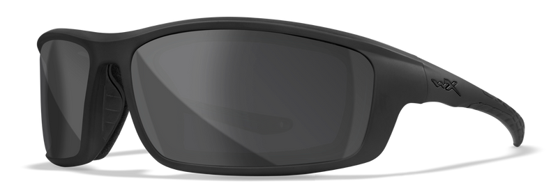 Wiley X WX GRID Oval Sunglasses  Matte Black 70-18-122